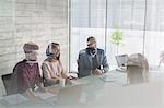 Business people talking in conference room meeting