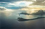Aerial of Bora Bora, Society Islands, French Polynesia, Pacific