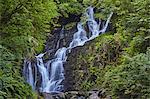 Torc Waterfall, Killarney National Park, near Killarney, County Kerry, Munster, Republic of Ireland, Europe