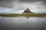 Mont-St-Michel, UNESCO World Heritage Site, Normandy, France, Europe