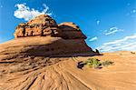 Rock formation on the way to Delicate Arch, Arches National Park, Moab, Grand County, Utah, United States of America, North America