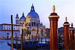 Grand Canal with Church of Santa Maria della Salute, Venice, UNESCO World Heritage Site, Veneto, Italy, Europe