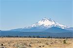 Central Oregon's High Desert with Mount Jefferson, part of the Cascade Range, Pacific Northwest region, Oregon, United States of America, North America