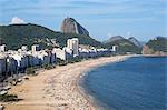Copacabana beach and Sugar Loaf, Rio de Janeiro, Brazil, South America