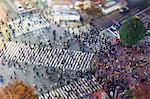 Shibuya Crossing, centre of Shibuya's fashionable shopping and entertainment district, Shibuya, Tokyo, Japan, Asia