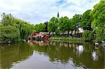 Dragon Boat Lake, Tivoli Gardens, Copenhagen, Denmark, Europe