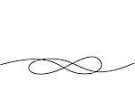 Infinity symbol. Continuous line drawing icon. Vector illustration