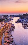 Historic old harbor, Ciutadella, Menorca, Balearic Islands, Spain, Mediterranean, Europe