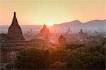 Temples of Bagan (Pagan), Myanmar (Burma), Asia