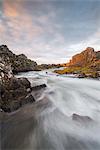 Oxararfoss River at sunrise, Thingvellir National Park, UNESCO World Heritage Site, Iceland, Polar Regions