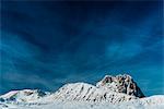 Mounts Portella and Aquila with the East Face of Gran Sasso, Campo Imperatore, L'Aquila province, Abruzzo, Italy, Europe