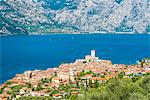 Malcesine, lake Garda, Verona province, Veneto, Italy.