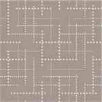 Dotted lines grey seamless vector pattern. Geometric repeating background.