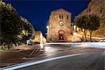 Long exposure in front of San Fortunato church in Perugia, Perugia, Umbria, Italy Europe