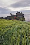 Dunluce Castle ruins, Northern Ireland, County Antrim, Bushmills, United Kingdom