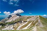 Gran Sasso d'italia photographed by Pizzo Cefalone, Campo Imperatore, L'Aquila province, Abruzzo, Italy, Europe