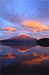 Beautiful view of Mount Fuji, Yamanashi Prefecture, Japan