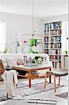 Living room with chairs and coffee table