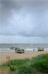 Fishing boats on beach