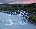 Hraunfossar waterfall in Iceland