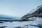 House on seashore in Bodo, Norway