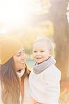 Portrait of mother and son in Sweden