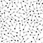 Creative seamless arrows pattern - stylish abstract background.