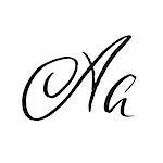 Letter A. Handwritten by dry brush. Rough strokes font. Vector illustration. Grunge style elegant alphabet