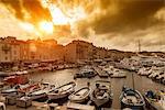 Le Vieux Port, St Tropez, Provence-Alpes-Cote d'Azur, France