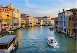 Grand Canal in Venice at the dawn, Italy