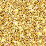Gold glitter vector texture. Golden sparcle background. Luxory backdrop. Amber particles. Fashion gleam pattern for design party invitation, card, poster, banner, web.