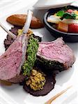 Herb crust Morrocan lamb chops with vegeable tagine