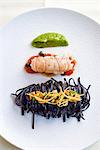 Black tagliolini with Norway lobster