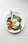 Quinoa Salad with Poached Egg