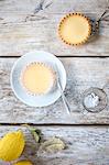 A lemon cream tart