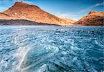 Blocks of ice, Montespluga, Chiavenna Valley, Sondrio province, Valtellina, Lombardy, Italy, Europe