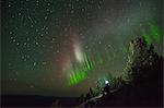 Auroral arc, Nickel Plate Provincial Park, Penticton, British Columbia, Canada