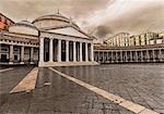 The Neoclassical church of San Francesco di Paola in Piazza del Plebiscito Italy, Campania, Province of Naples, Naples