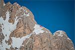 Bivacco Bafile on East Face of Gran Sasso, Campo Imperatore, Teramo province, Abruzzo, Italy, Europe