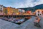 Small port an Torbole Europe, Italy, Trentino region, Trento district, Torbole
