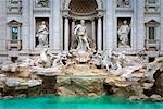 Trevi Fountain in Rome Europe, Italy, Lazio, Rome