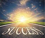 Road of the success. The right way for new business opportunities