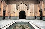 Medersa Ben Youssef, Madrasa, 16th century College, UNESCO World Heritage Site, Marrakesh (Marrakech), Morocco, North Africa, Africa