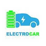 Electric car refill icon, vector. Electric refueling. Eco transportation EPS 10