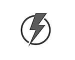 lightning icon logo and symbols