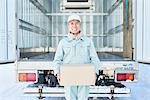Senior truck driver