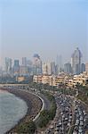 View of Marine Drive, Mumbai, Maharashtra, India, Asia