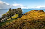 Dunscaith Castle, Isle of Skye, Inner Hebrides, Scotland, United Kingdom, Europe