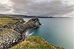 Rock formations, Arnarstapi, Snaefellsnes Peninsula, Iceland, Polar Regions