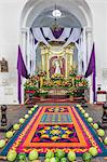 Vigil on the fifth weekend of Lent 2017 in Antigua, Guatemala, Central America